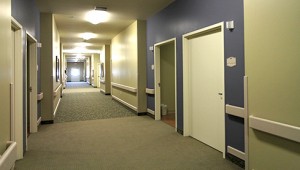 Prattville Health and Rehabilitation hallway, Maxus Construction
