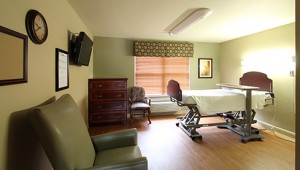 Jacksonville Health and Rehabilitation patient room, Maxus Construction